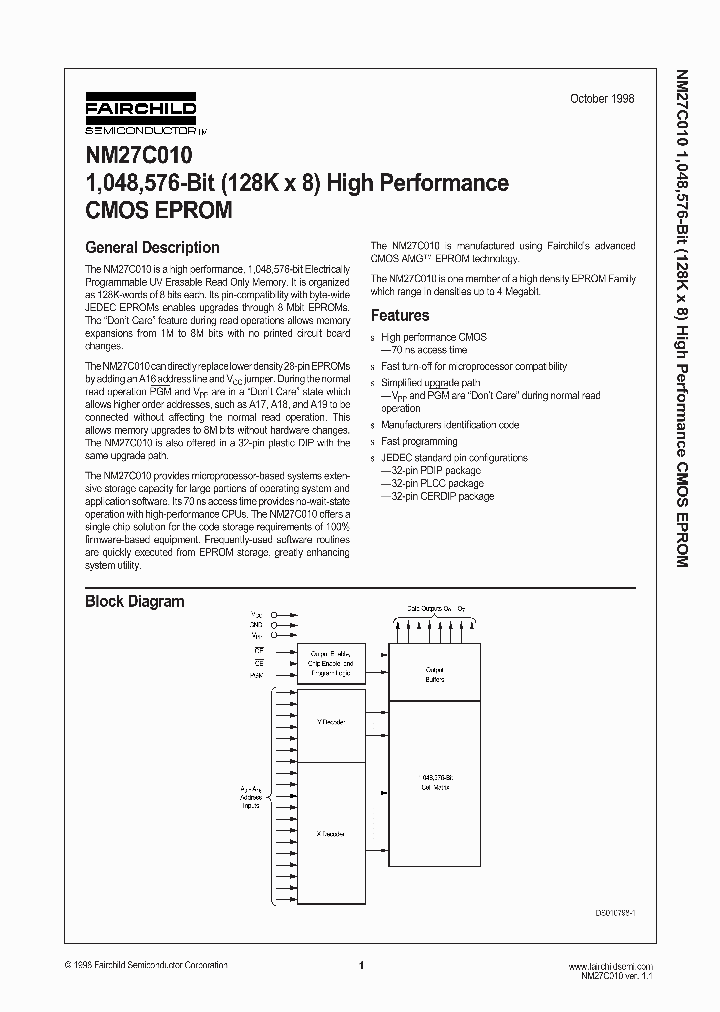 NM27C010_107988.PDF Datasheet