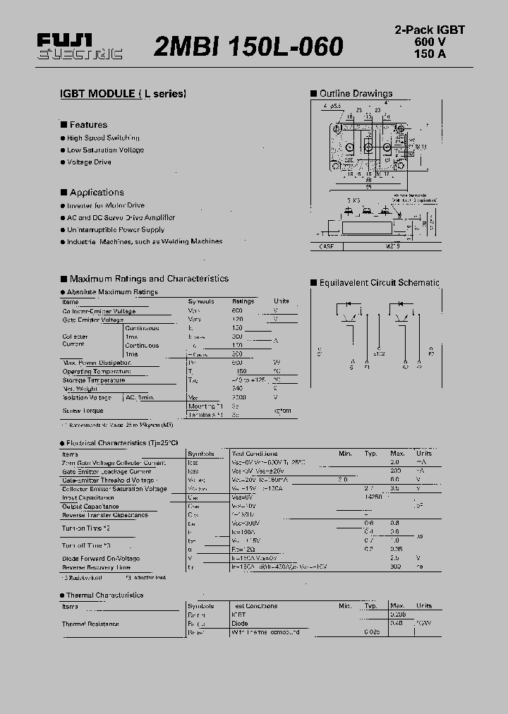 2MBI150L-060_185467.PDF Datasheet