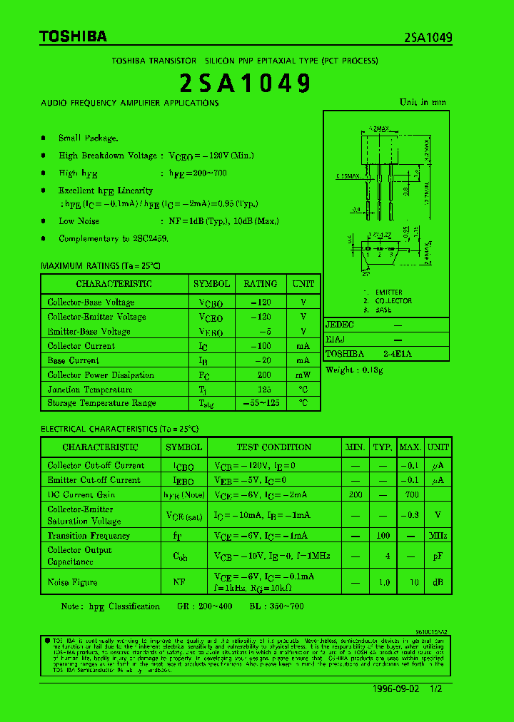 2SA1049_6000.PDF Datasheet