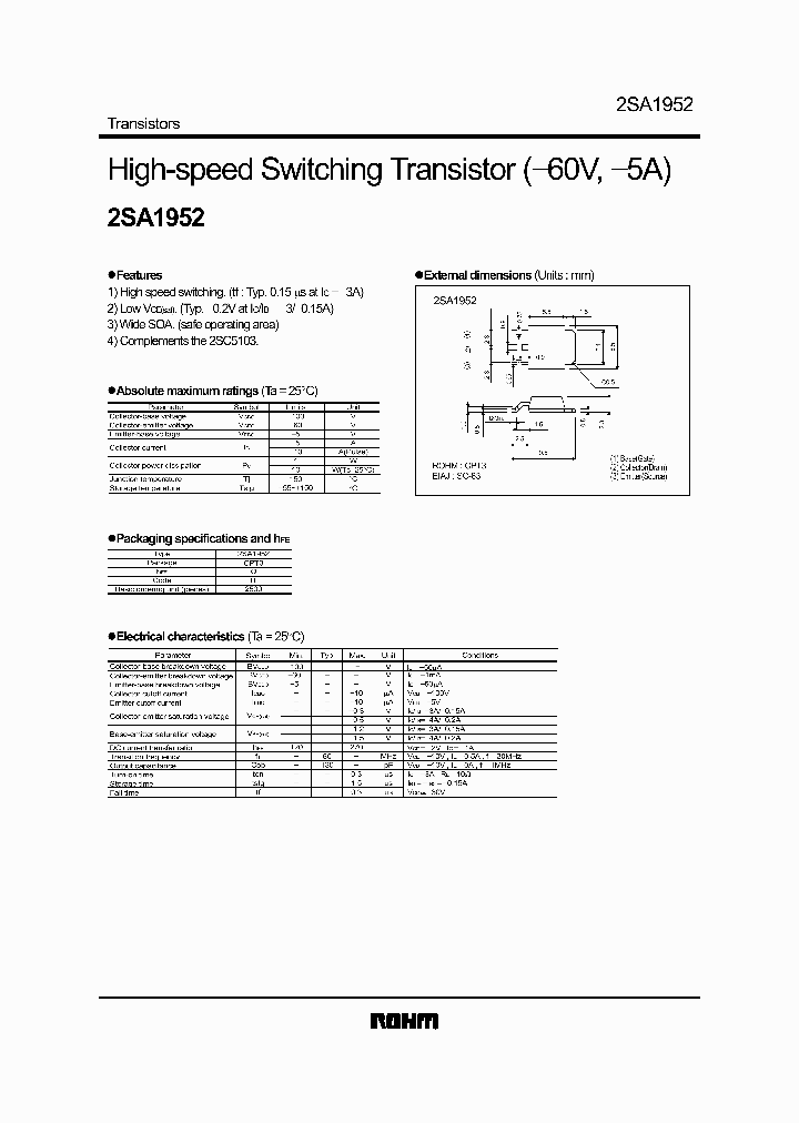 2SA1952_195900.PDF Datasheet