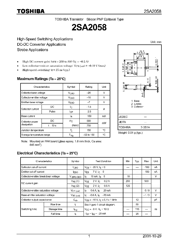 2SA2058_6181.PDF Datasheet