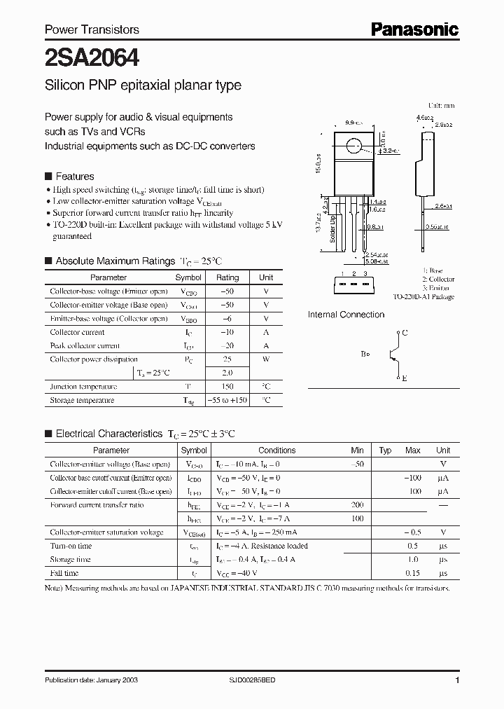 2SA2064_6185.PDF Datasheet