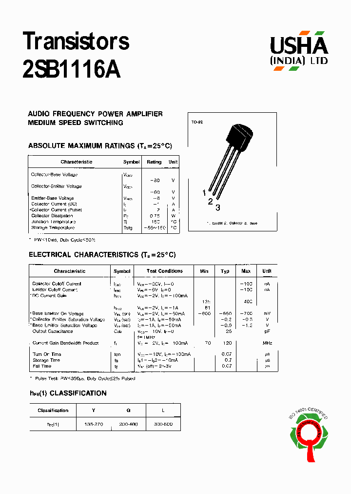 2SB1116A_6734.PDF Datasheet