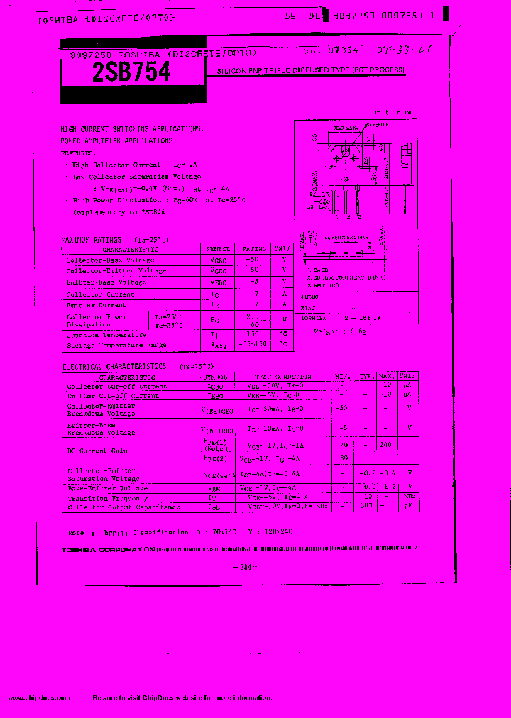 2SB754_6906.PDF Datasheet