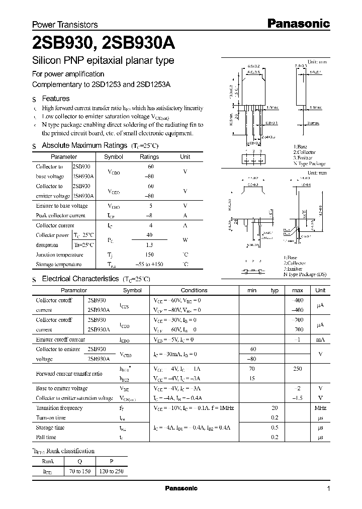 2SB930_7003.PDF Datasheet