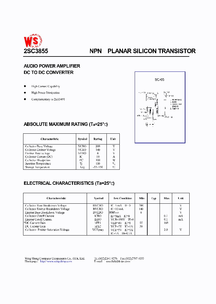 2SC3855_43006.PDF Datasheet