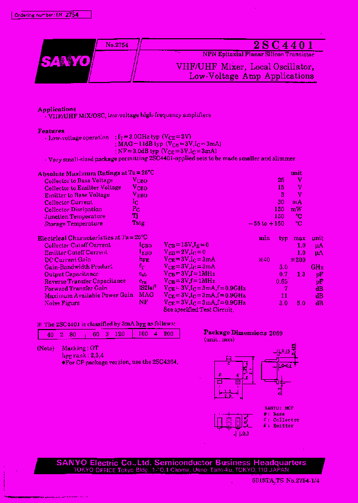 2SC4401_17316.PDF Datasheet