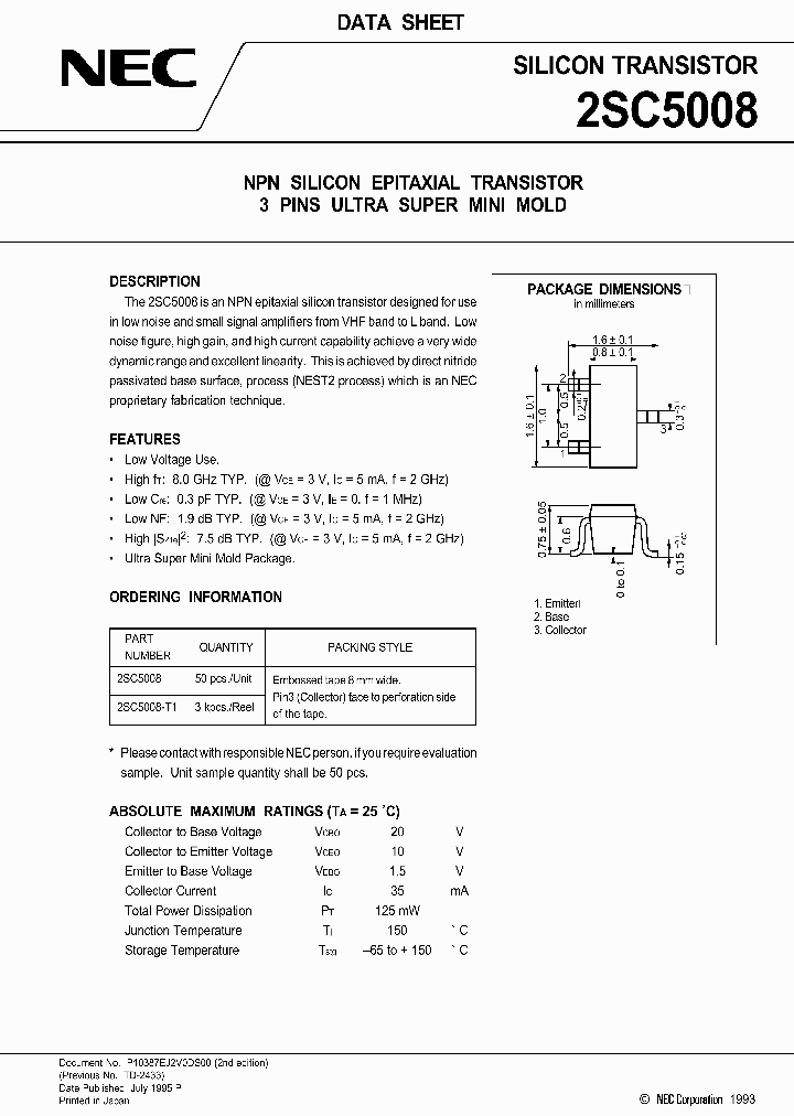2SC5008_7071.PDF Datasheet