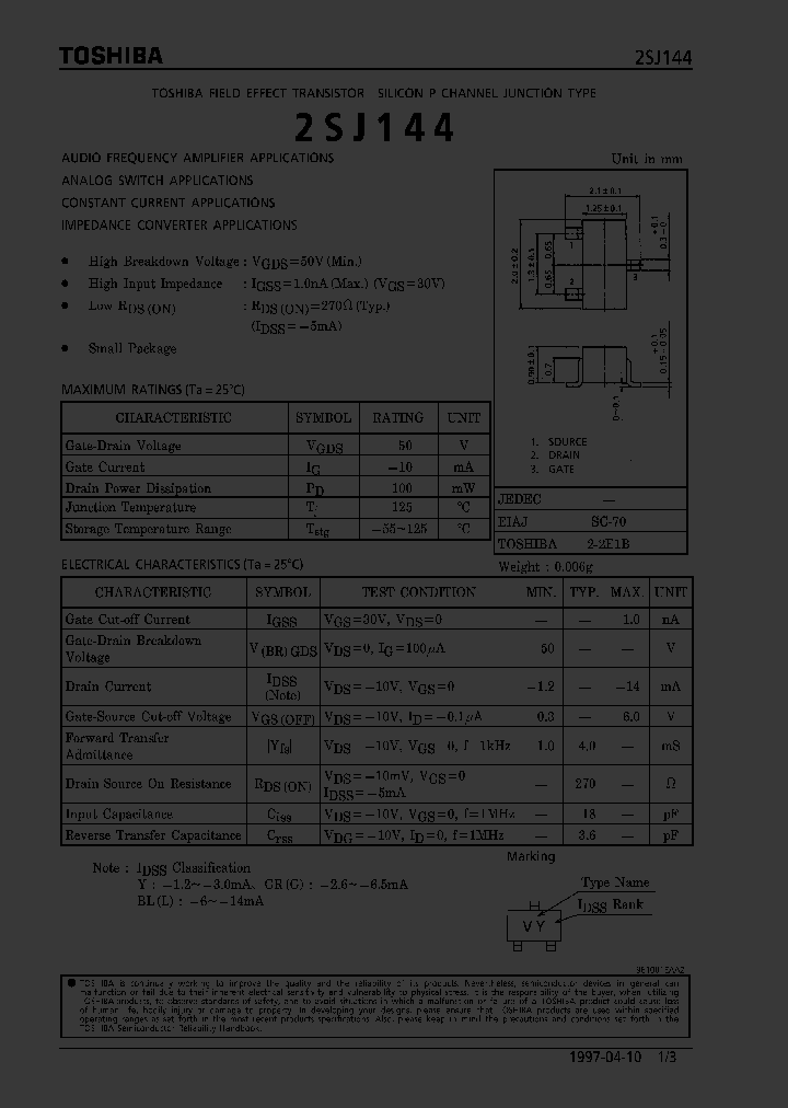 2SJ144_12682.PDF Datasheet