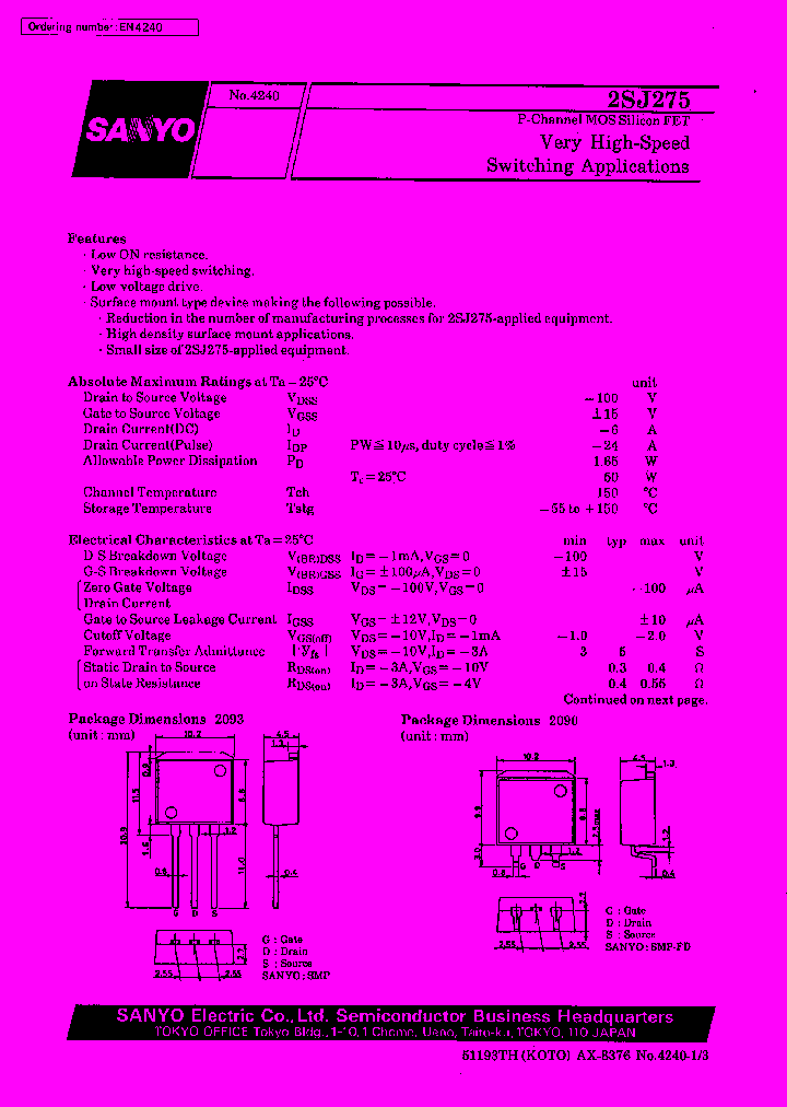 2SJ275_12762.PDF Datasheet