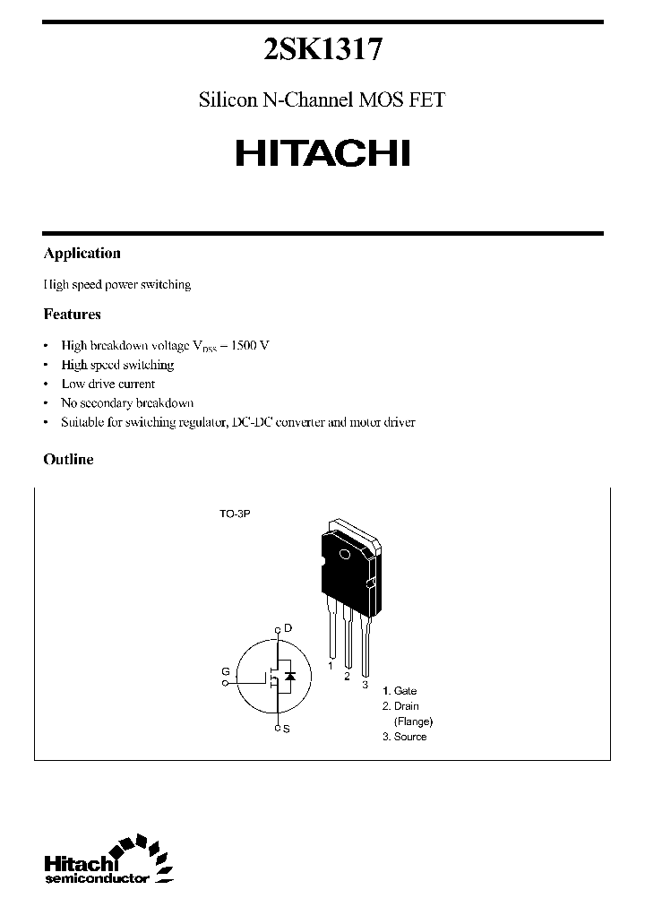 2SK1317_165498.PDF Datasheet