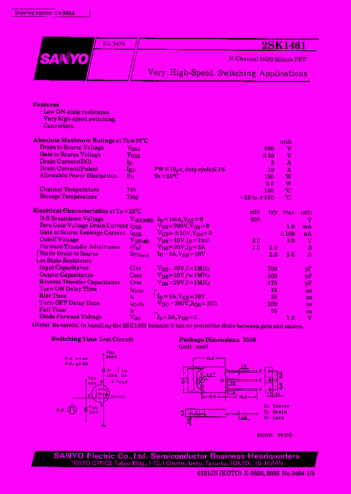2SK1461_190797.PDF Datasheet