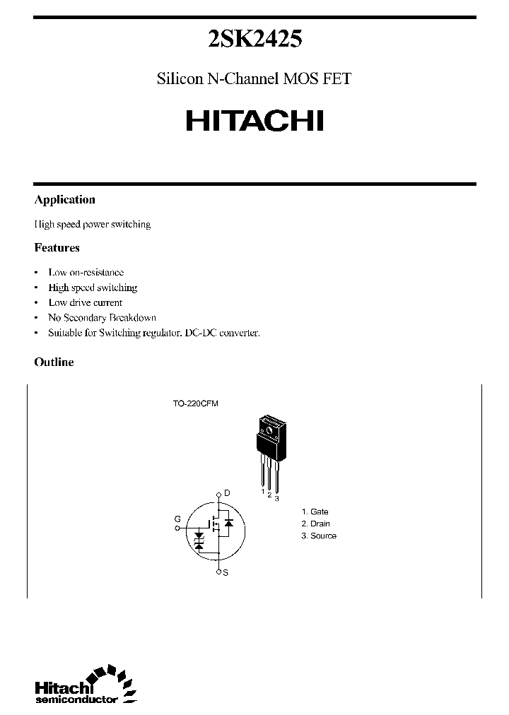 2SK2425_154152.PDF Datasheet