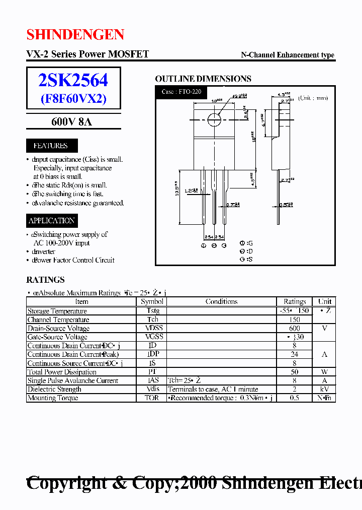 2SK2564_194343.PDF Datasheet