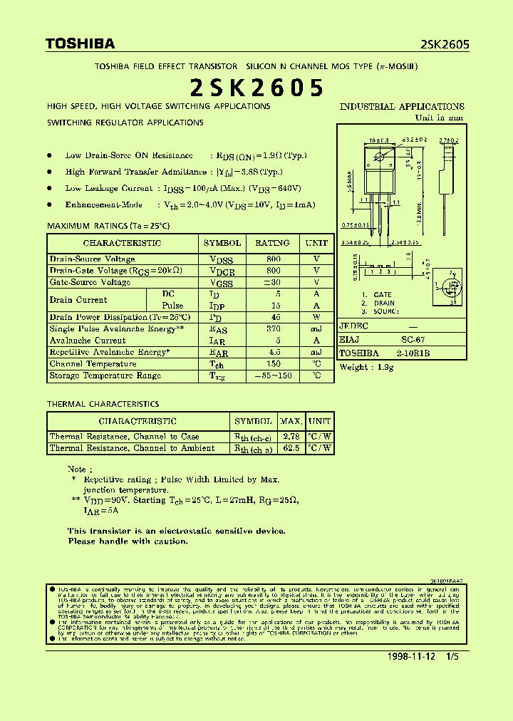 2SK2605_191743.PDF Datasheet