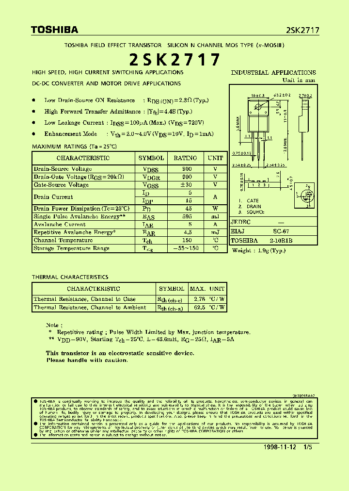 2SK2717_176603.PDF Datasheet