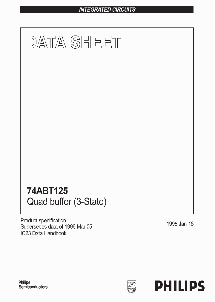 74ABT125_39805.PDF Datasheet