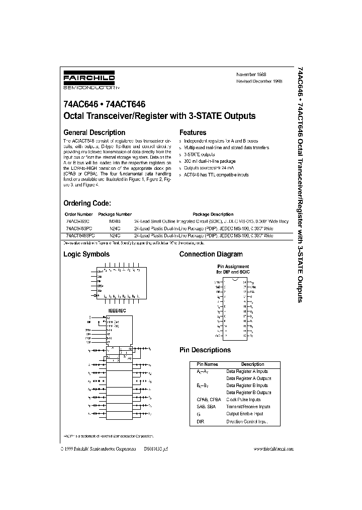 74AC646_110076.PDF Datasheet