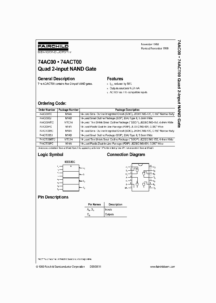 74AC00MTC_8701.PDF Datasheet