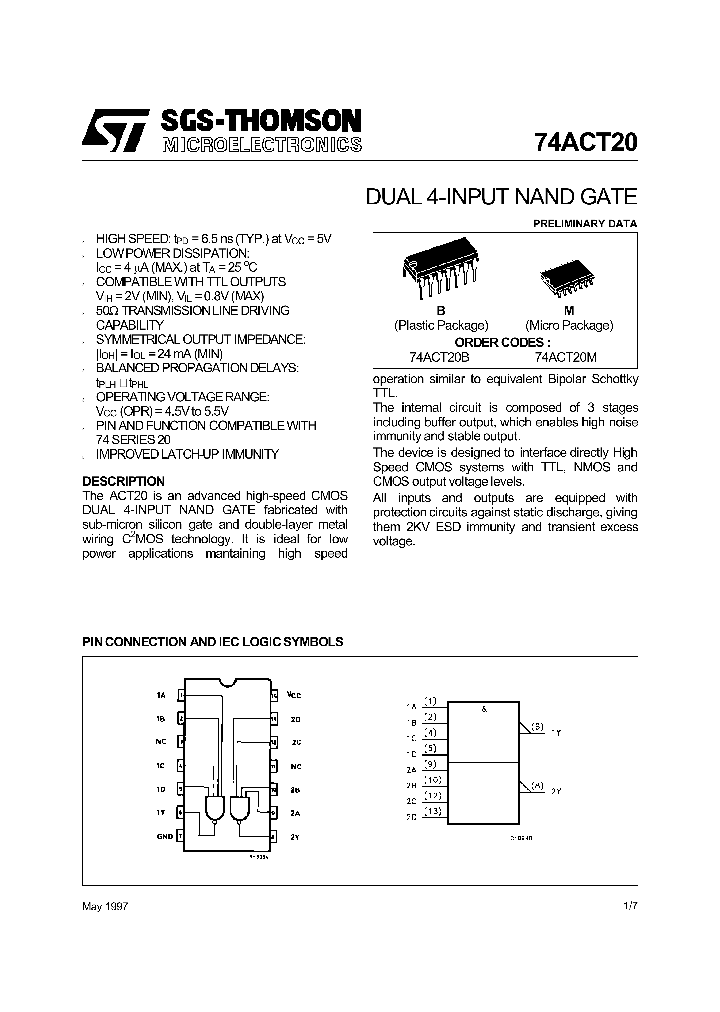 74ACT20_17805.PDF Datasheet