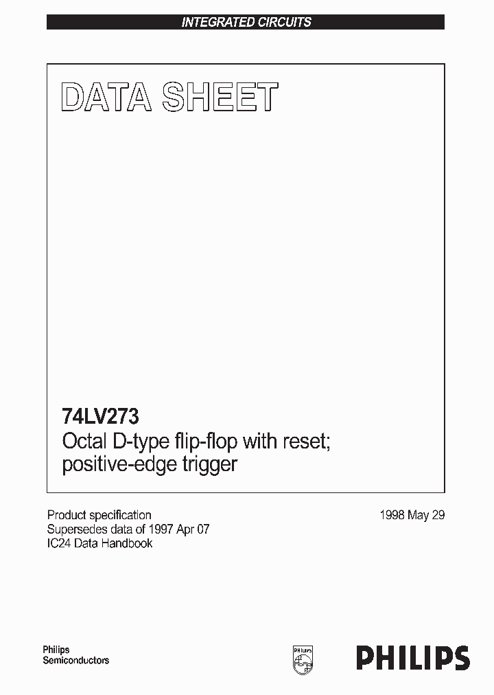 74LV273_116897.PDF Datasheet