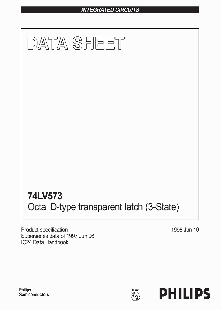 74LV573_6284.PDF Datasheet