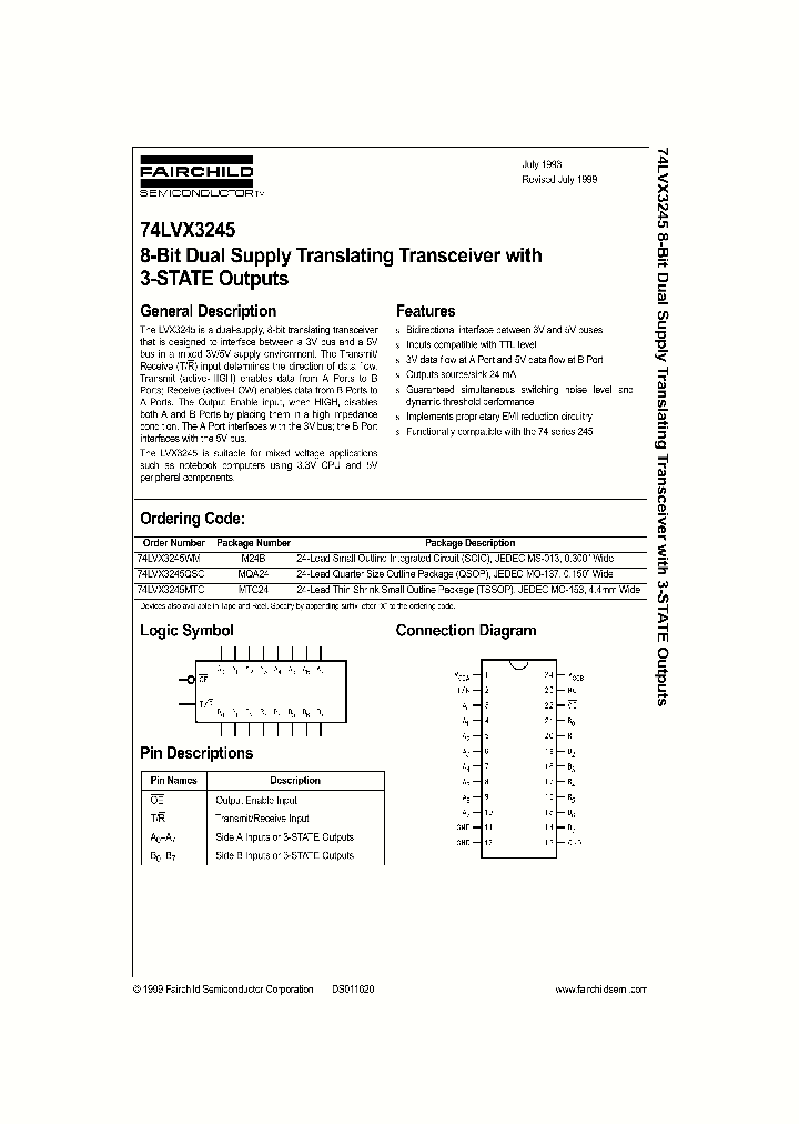 74LVX3245_19929.PDF Datasheet