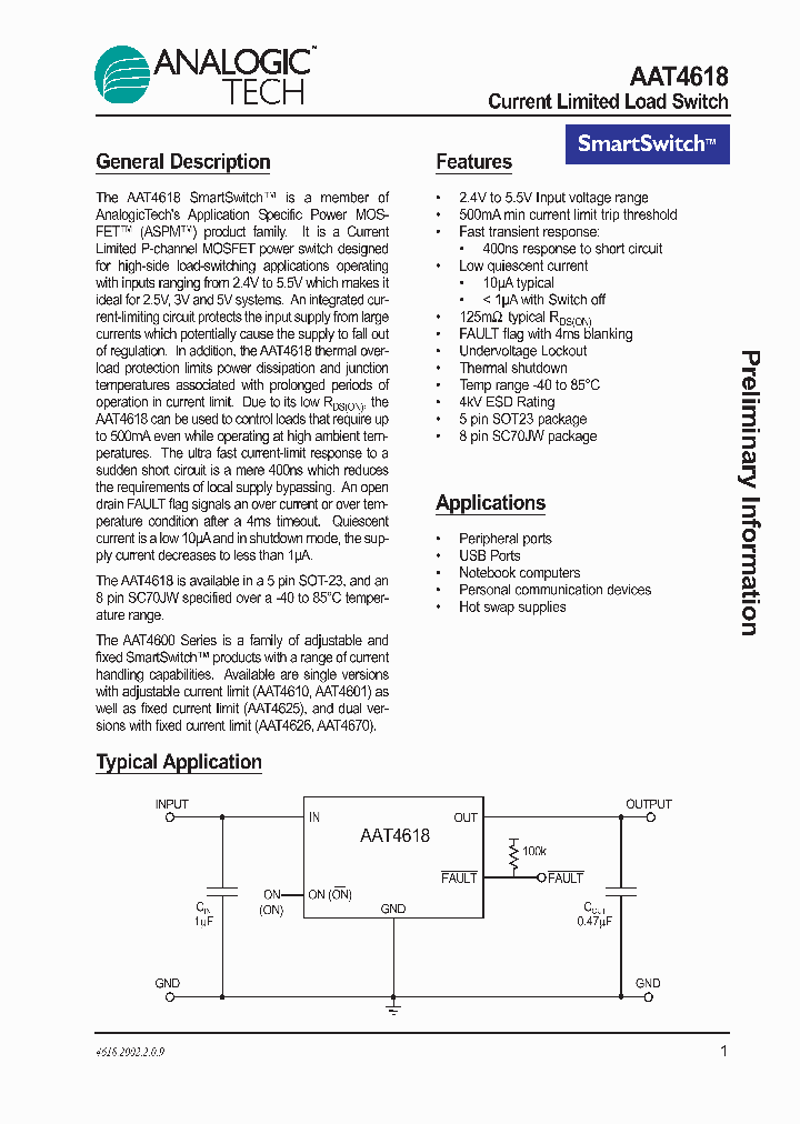 AAT4618_73018.PDF Datasheet