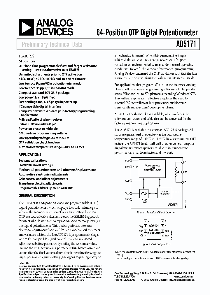 AD5171_190428.PDF Datasheet