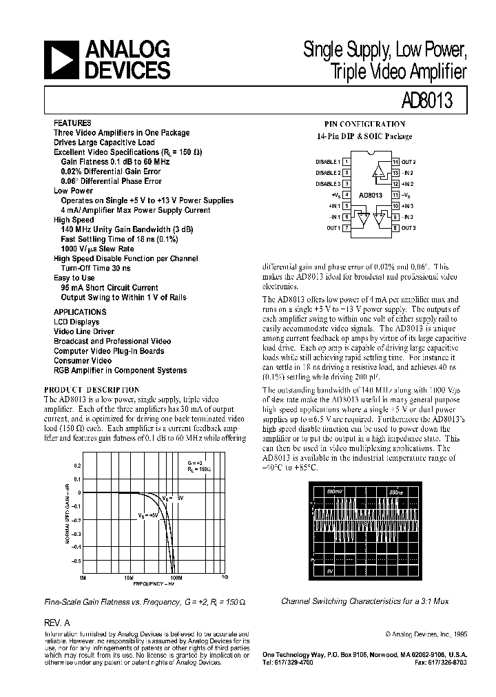 AD8013_178012.PDF Datasheet