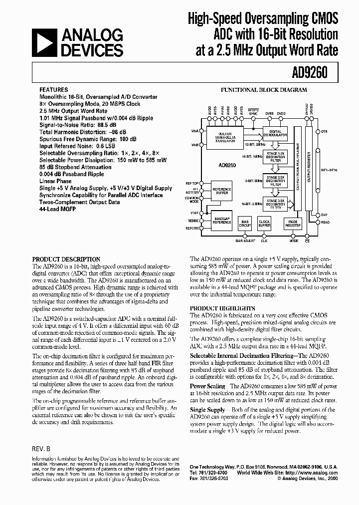 AD9260_167342.PDF Datasheet