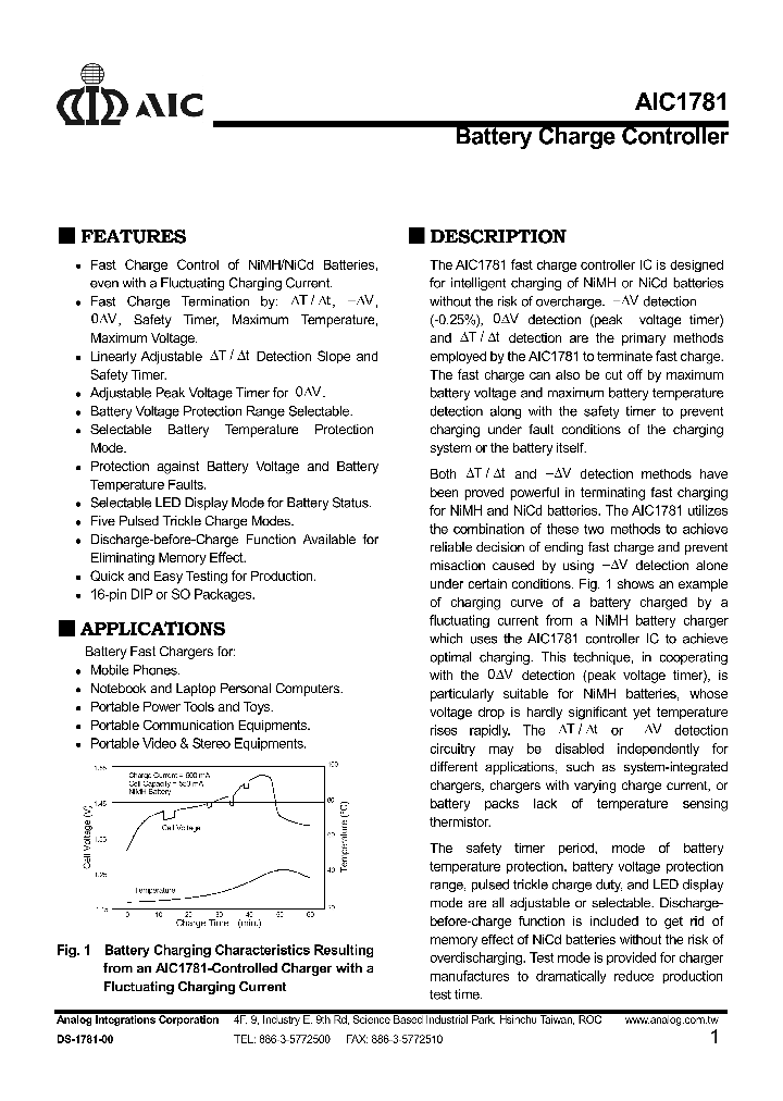 AIC1781_152445.PDF Datasheet