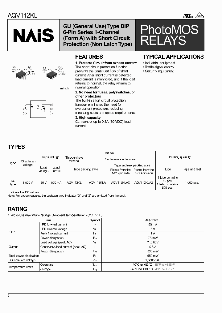 AQV112KL_192967.PDF Datasheet
