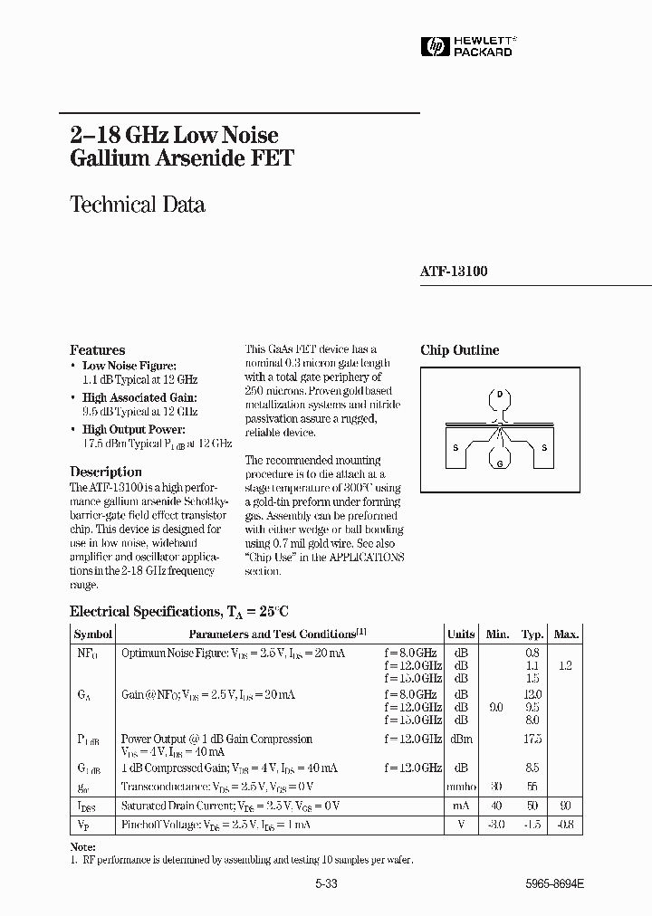 ATF-13100_39699.PDF Datasheet