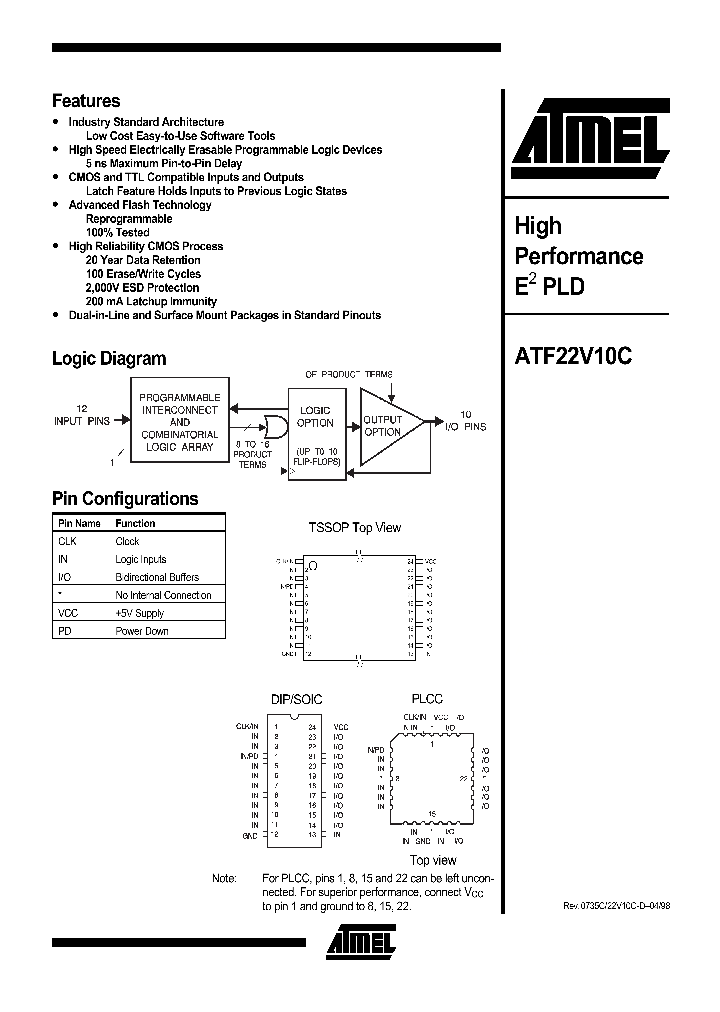 ATF22V10C_151060.PDF Datasheet