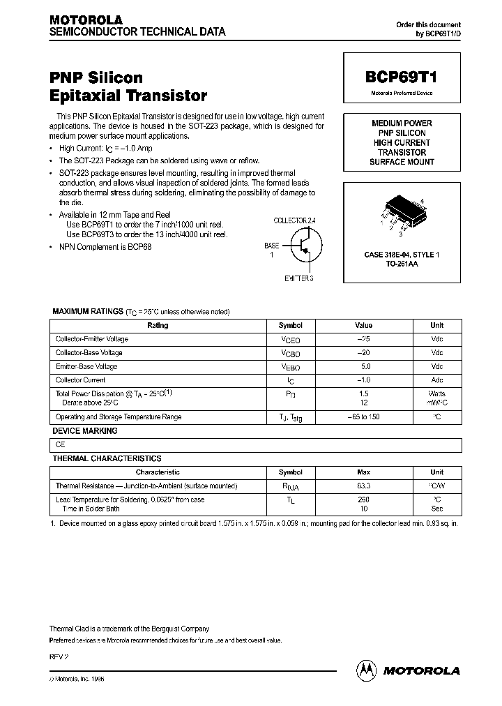 BCP69T1_145550.PDF Datasheet