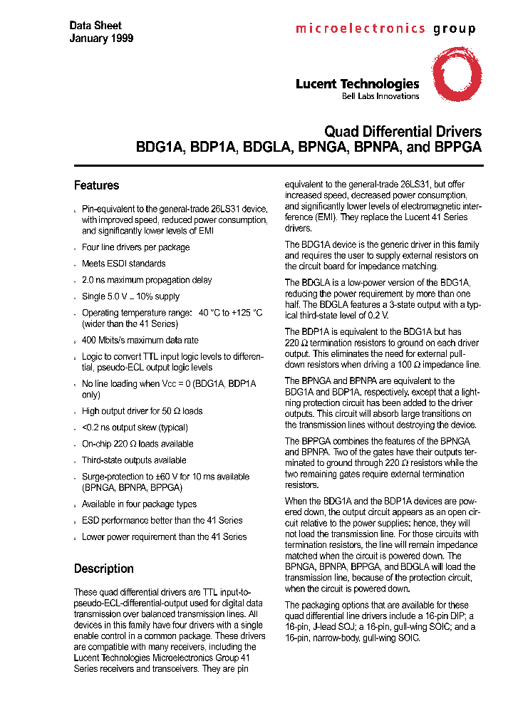 BDG1A16_109807.PDF Datasheet