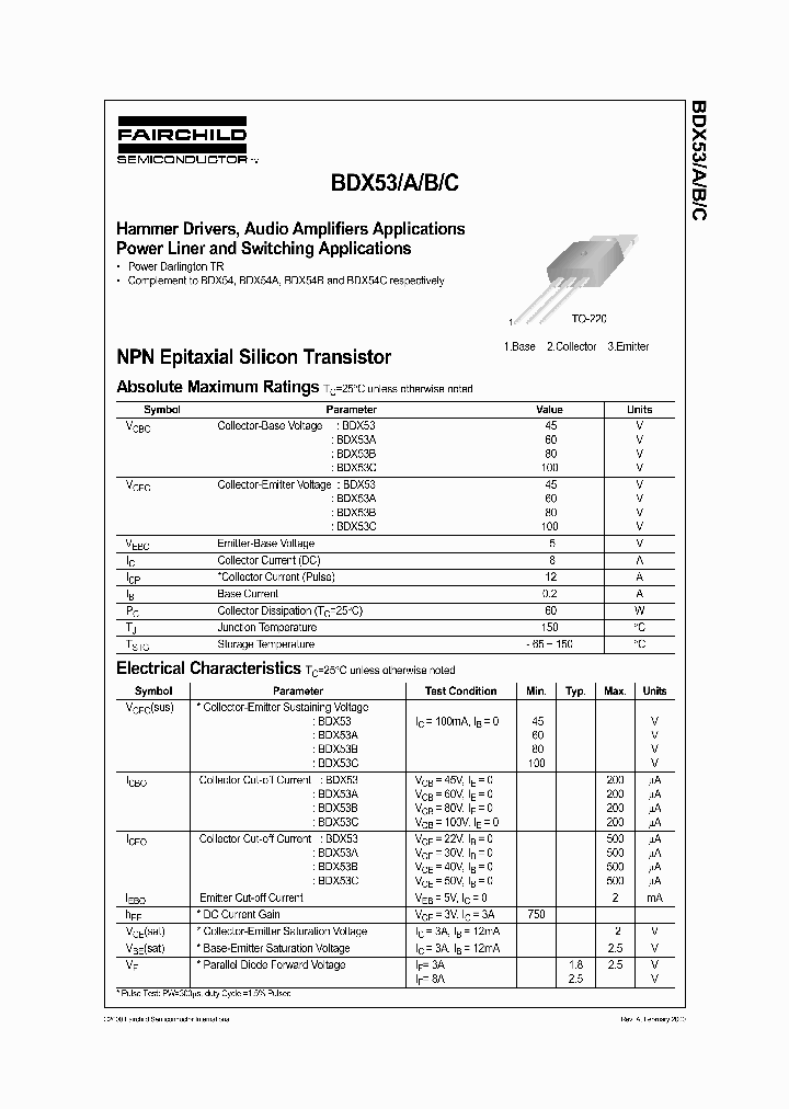 BDX53A_45301.PDF Datasheet