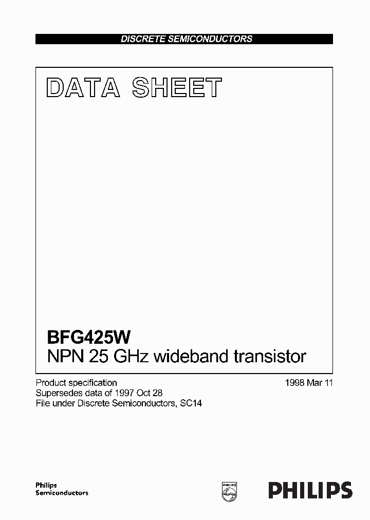 BFG425W_168559.PDF Datasheet