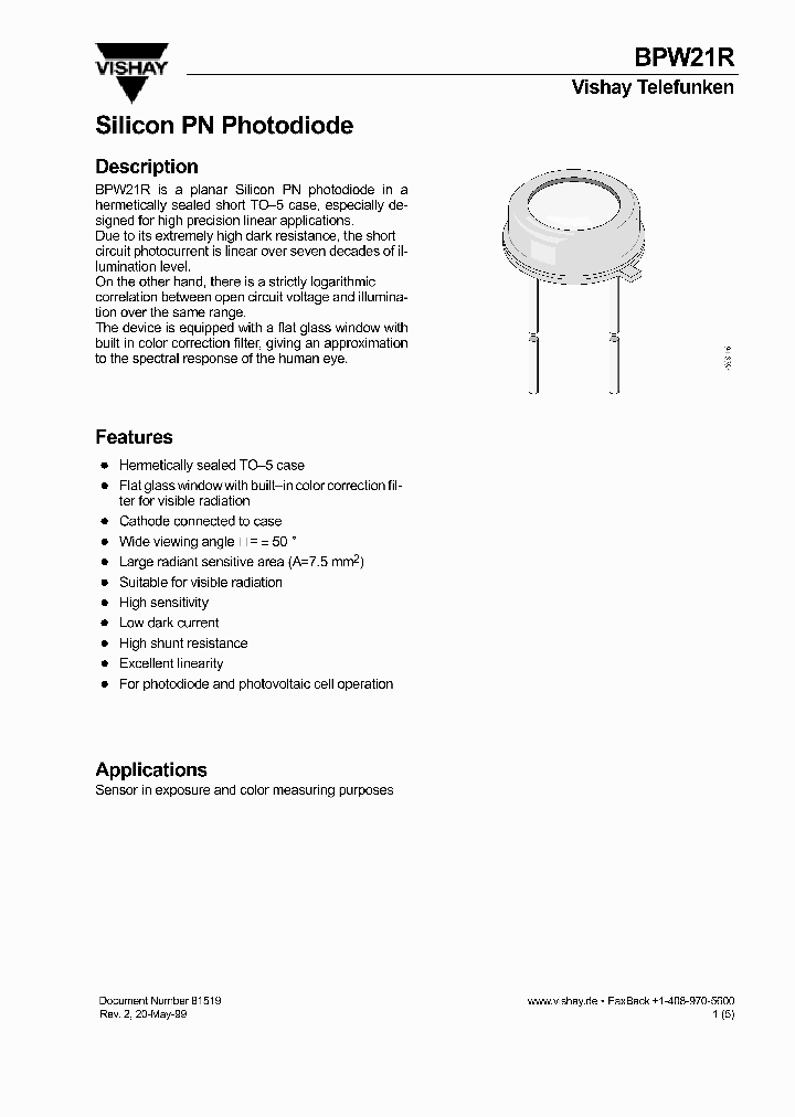 BPW21R_191949.PDF Datasheet