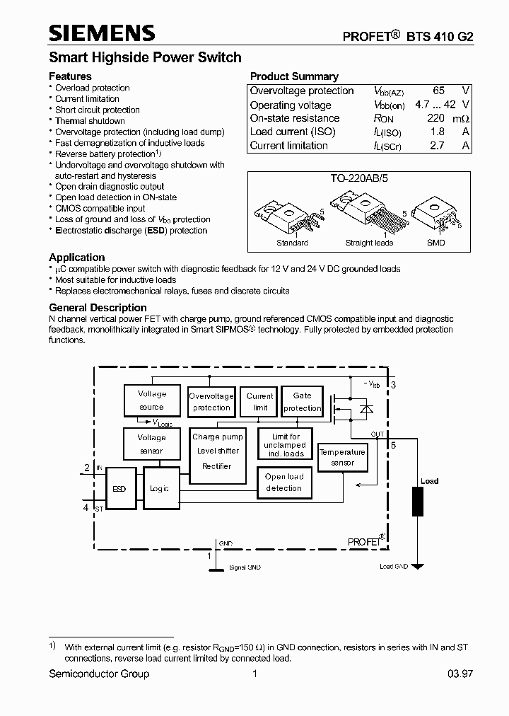 BTS410G2_64498.PDF Datasheet