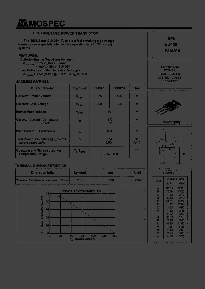 BU426_62671.PDF Datasheet