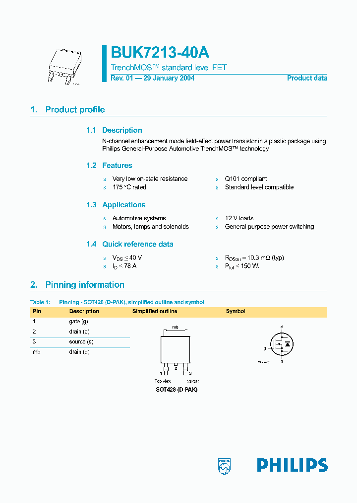 BUK7213-40A_59675.PDF Datasheet