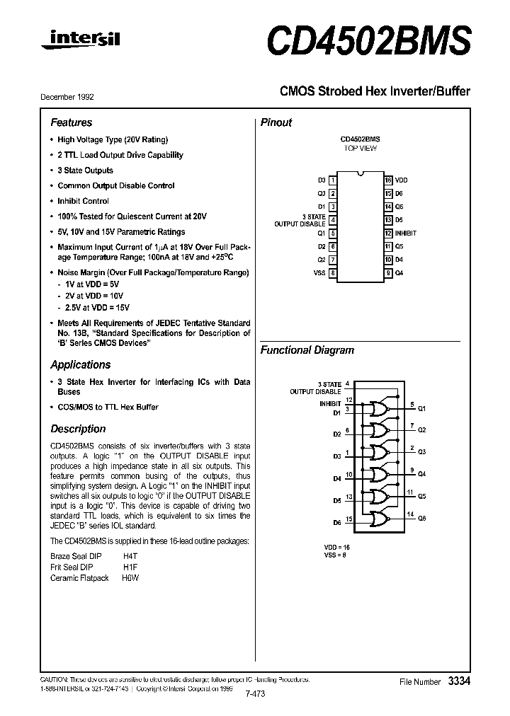 CD4502BMS_151461.PDF Datasheet
