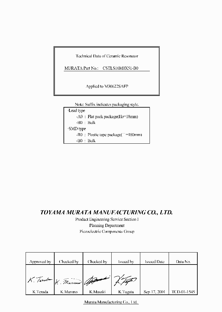 CSTLS16_66889.PDF Datasheet