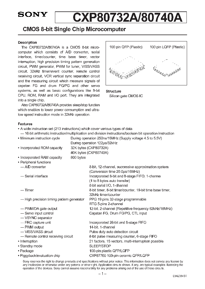 CXP80732A_105609.PDF Datasheet