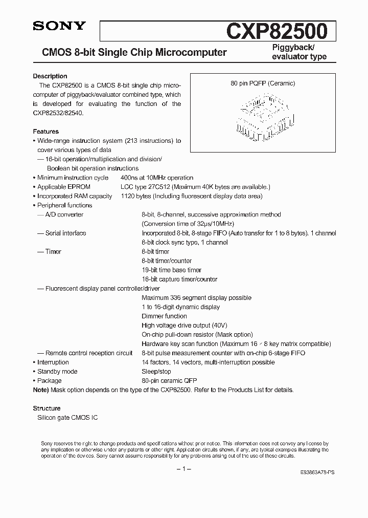 CXP82500_176251.PDF Datasheet