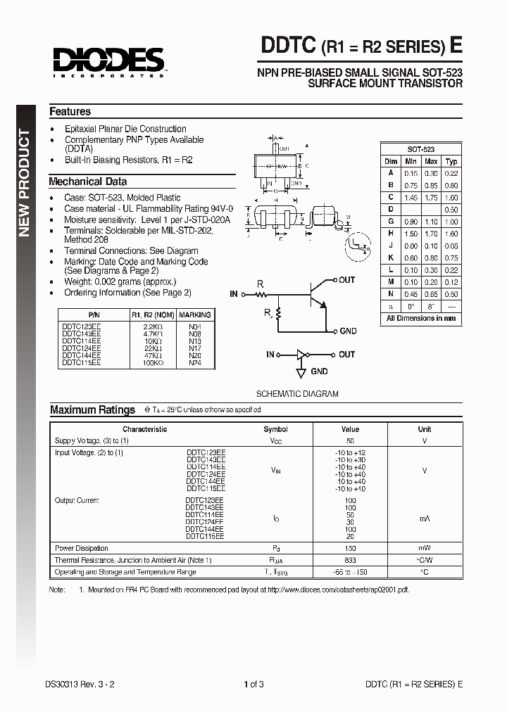 DDTC114EE_24606.PDF Datasheet