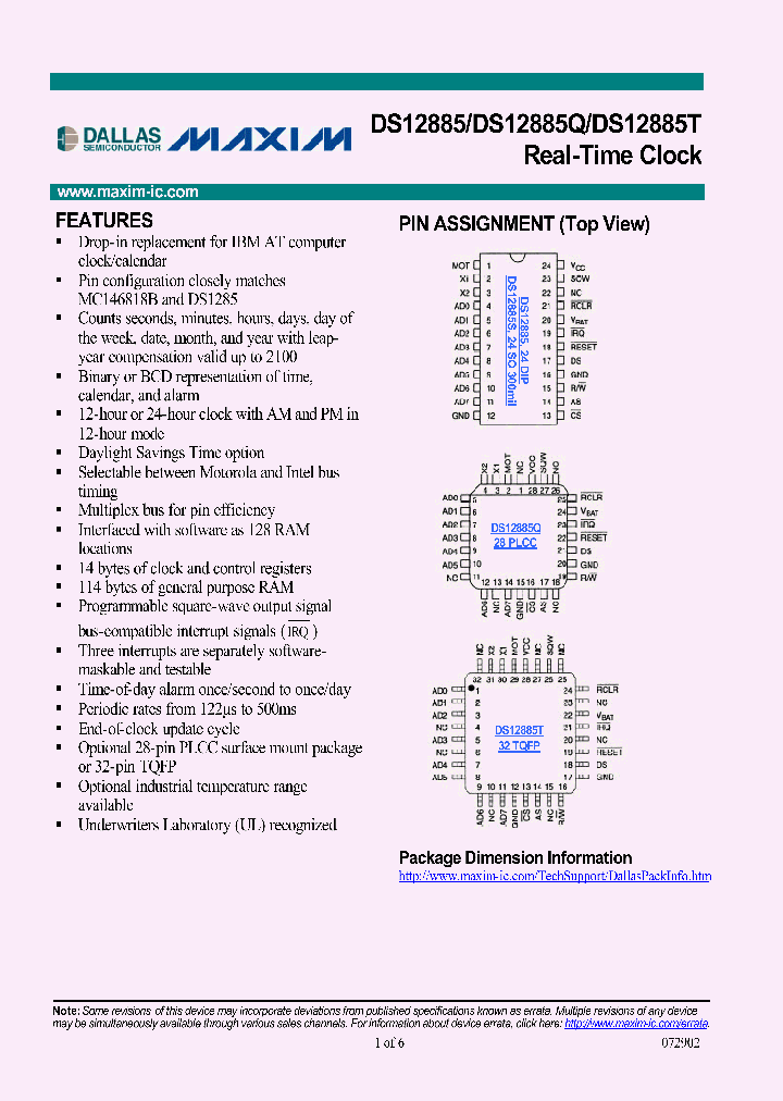 DS12885_117906.PDF Datasheet