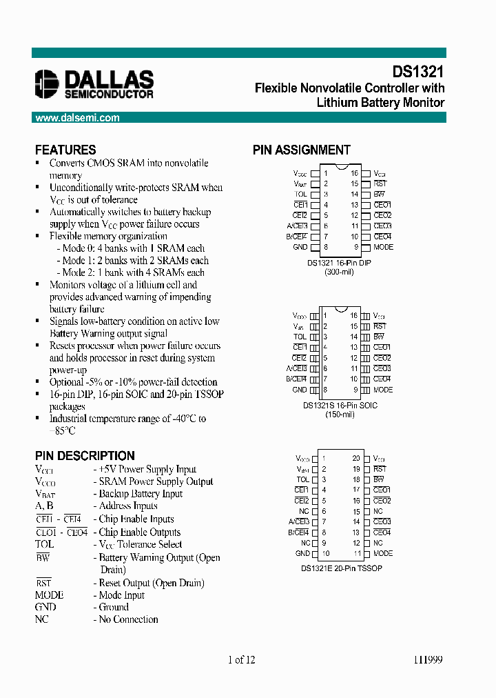 DS1321_158690.PDF Datasheet